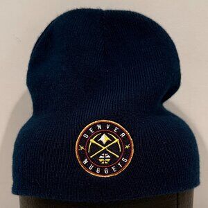 Denver Nuggets Beanie Hat Cap Navy Blue
